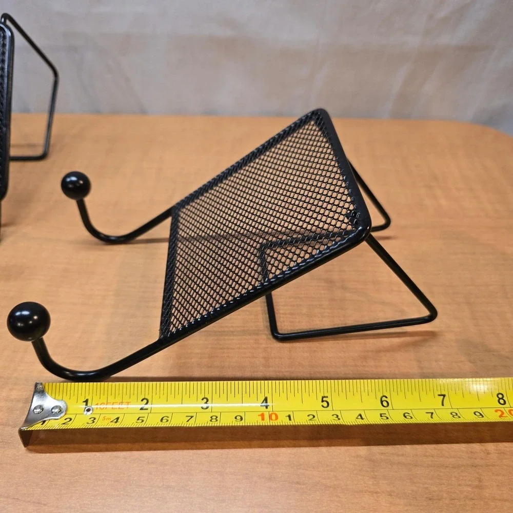 Two Black Mesh Metal‎ Office Phone Tablet Holder 4